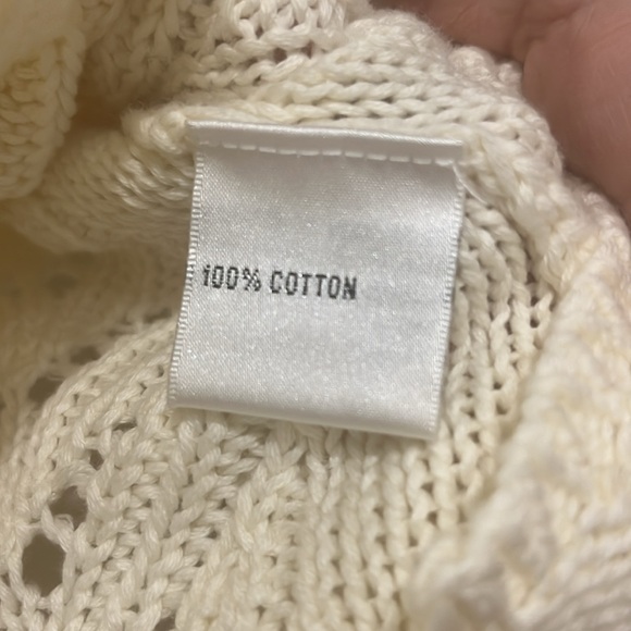 Talbots Cream Knit Sweater Cardigan Great Condition - Picture 4 of 7